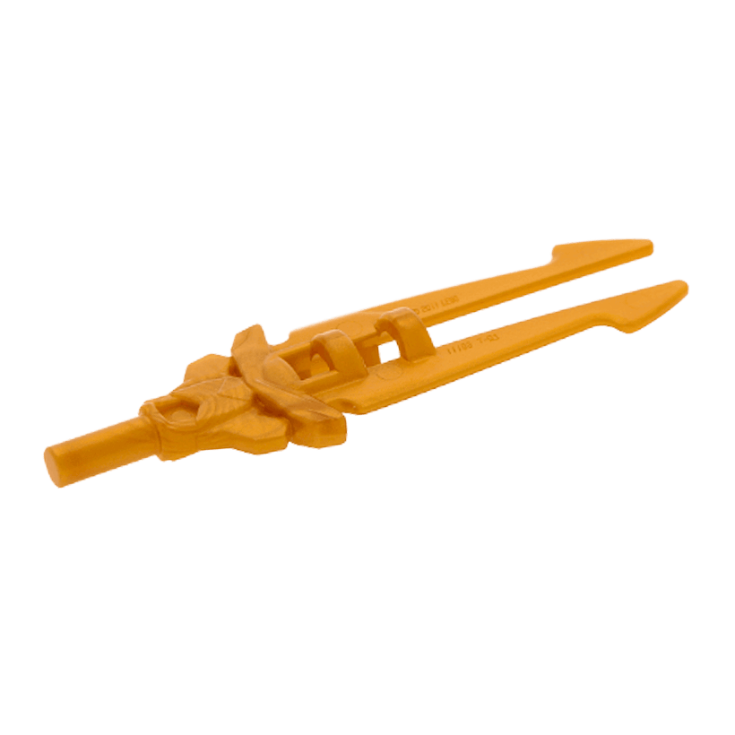 Оружие 2шт Lego Меч Double Blade 11103 6019992 Pearl Gold Б/У - Retromagaz