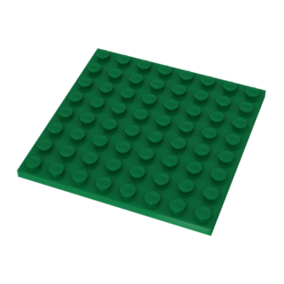 Пластина Lego Обычная 8 x 8 41539 42534 4161677 Green 4шт Б/У - Retromagaz