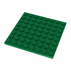 Пластина Lego Звичайна 8 x 8 41539 42534 4161677 Green 4шт Б/У
