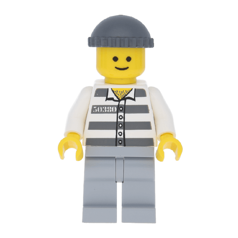 Фігурка Lego Police 973pb3375 Prisoner 50380 City cty0028 Б/У - Retromagaz