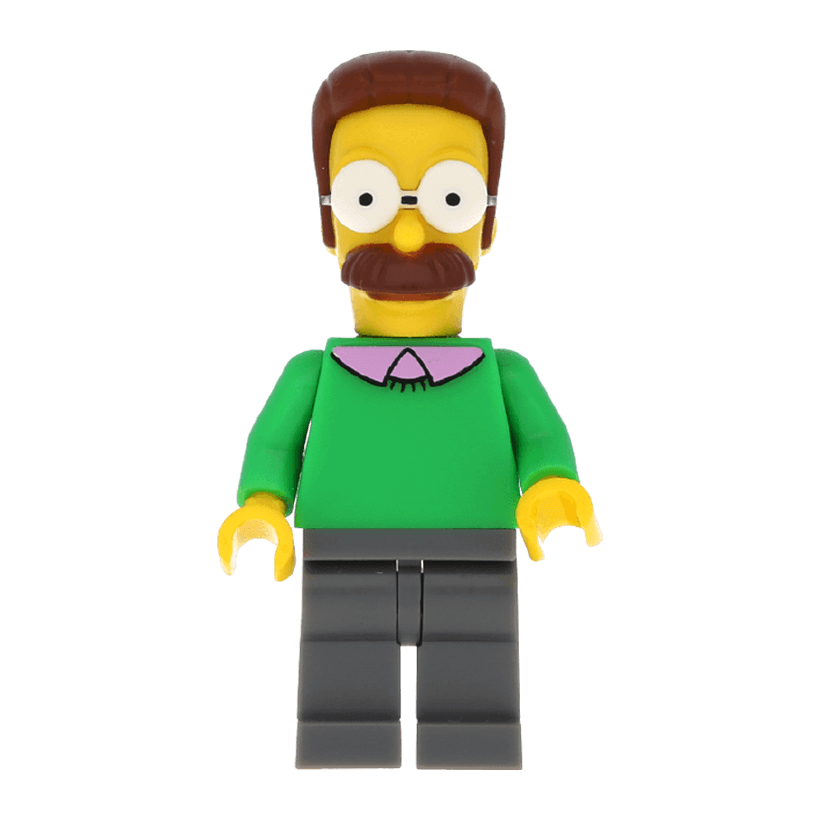 Фигурка Lego Cartoons Simpsons Ned Flanders sim013 1 Б/У Нормальное - Retromagaz