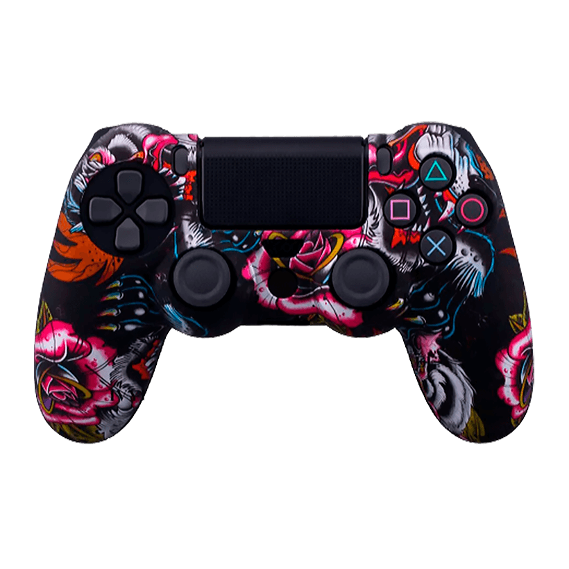 Чехол Силиконовый RMC PlayStation 4 Dragon Black Pink Новый - Retromagaz