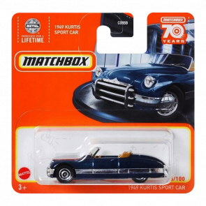 Машинка Большой Город Matchbox 1949 Kurtis Sport Car Showroom 1:64 HLC82 Blue