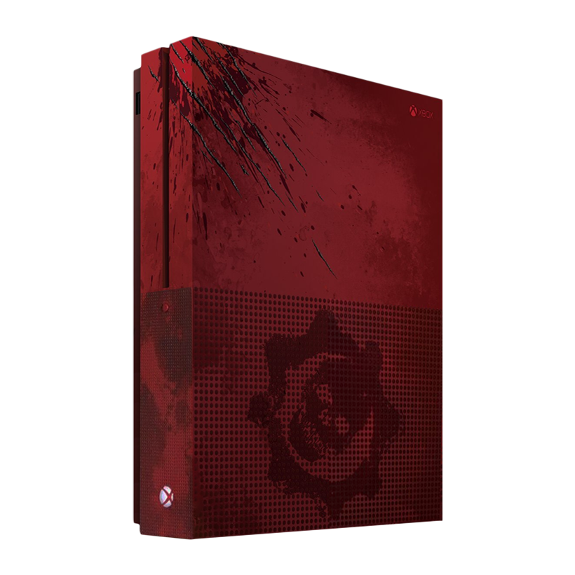 Консоль Microsoft Xbox One S Gears Of War Limited Edition 2TB Red Без Геймпада Б/У - Retromagaz