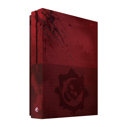Консоль Microsoft Xbox One S Gears Of War Limited Edition 2TB Red Без Геймпада Б/У - Retromagaz
