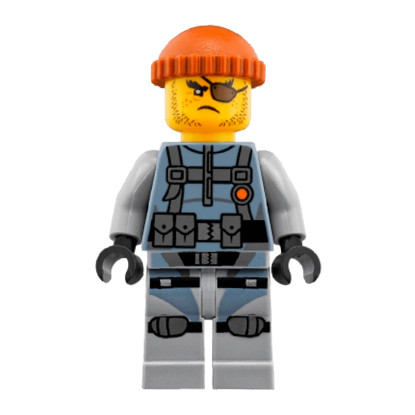 Фигурка Lego Shark Army Thug Small Knee Plates Ninjago njo0325 Б/У - Retromagaz