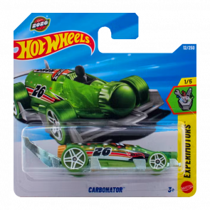 Машинка Базовая Hot Wheels Carbonator Experimotors 1:64 JJH89 Green - Retromagaz