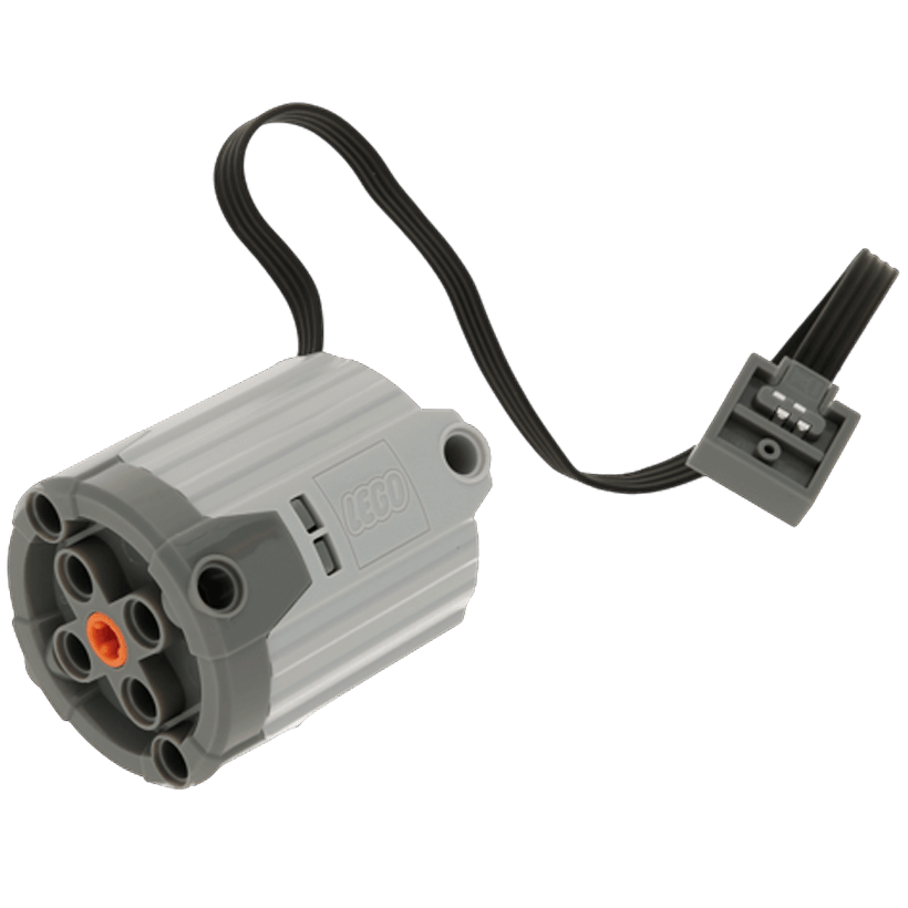 Електрика Lego Мотор Motor 9V Power Functions XL 58121c01 15292 16513 4506081 6073386 Light Bluish Grey Б/У - Retromagaz