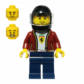 Фігурка Lego Race 973pb3926 Ferrari F8 Tributo Driver City sc082 1 Б/У
