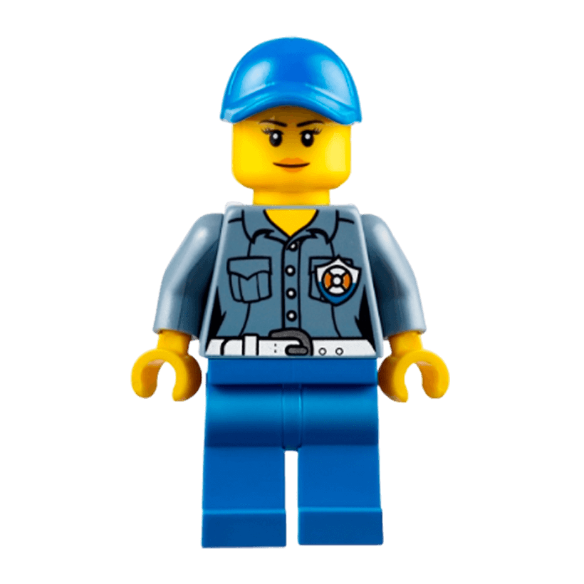 Фигурка Lego Coast Guard 973pb2775 Female Crew Member City cty0862 Б/У - Retromagaz