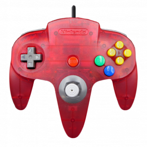 Геймпад Проводной Nintendo N64 NUS-005 White Clear Red 1.9m Б/У - Retromagaz