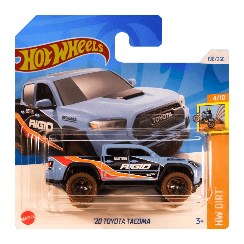 Машинка Базовая Hot Wheels '20 Toyota Tacoma Dirt 1:64 HTB27 Blue - Retromagaz