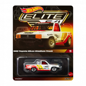 Машинка Premium Hot Wheels 1989 Toyota HiLux Stadium Truck Elite 64 1:64 HWR90 White - Retromagaz
