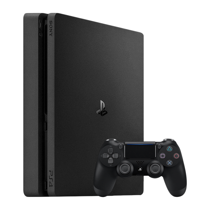Набір Консоль Sony PlayStation 4 Slim 1TB Black Б/У  + Геймпад Бездротовий DualShock 4 Version 2 - Retromagaz