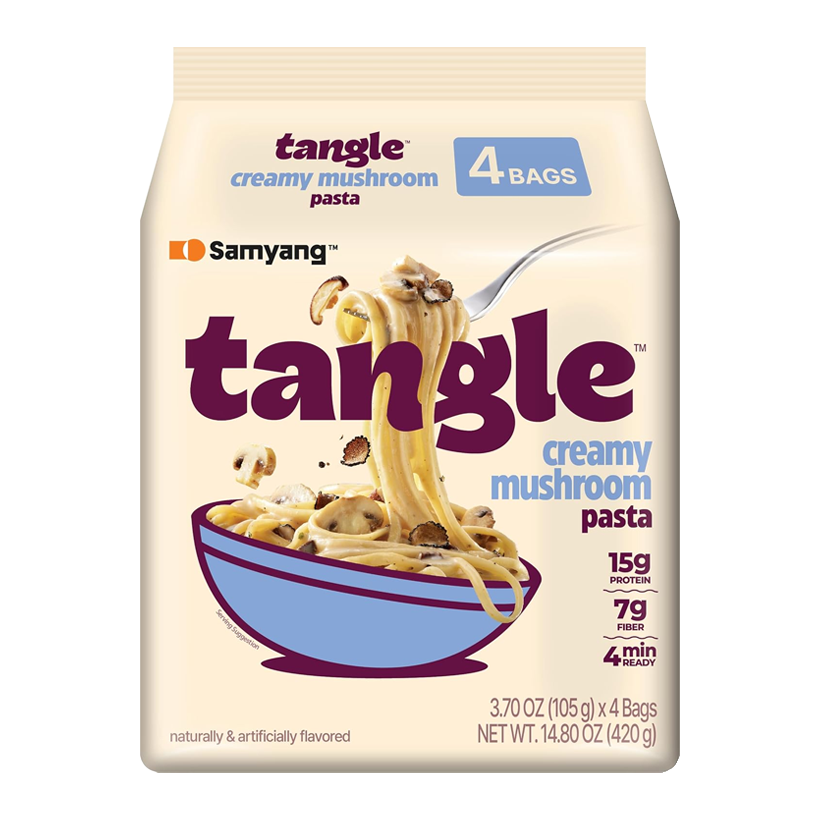 Набор Лапша 4шт Samyang Tangle Creamy Mushroom Pasta 105g - Retromagaz