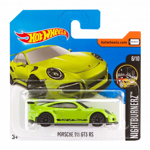 Машинка Базовая Hot Wheels Porsche 911 GT3 RS Nightburnerz 1:64 DTY80 Green