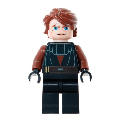 Фигурка Lego Star Wars Джедай Anakin Skywalker Clone Wars Reddish Brown Arms sw0183 Б/У Нормальный - Retromagaz