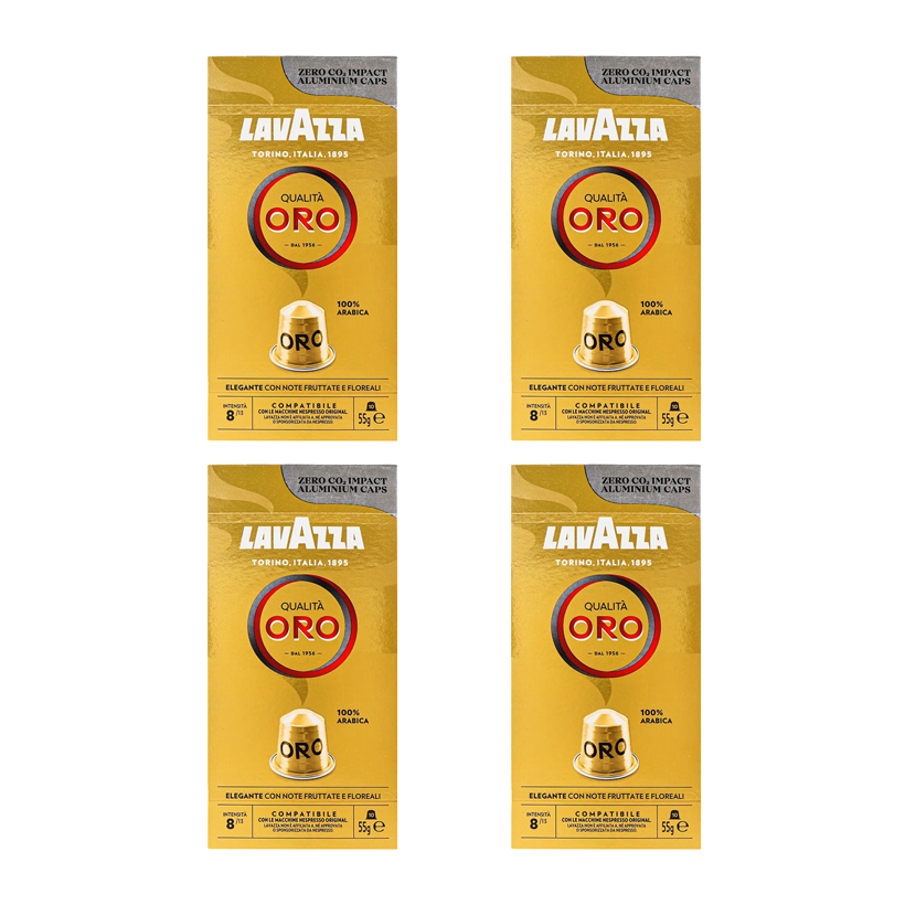 Набір Кава в Капсулах 12шт Lavazza Qualita Oro Nespresso 10 Капсул 55g - Retromagaz