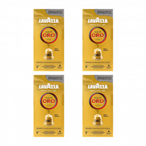 Набір Кава в Капсулах 4шт Lavazza Qualita Oro Nespresso 10 Капсул 55g Набір Кава в Капсулах 4шт Lavazza Qualita Oro Nespresso 10 Капсул 55g - Retromagaz