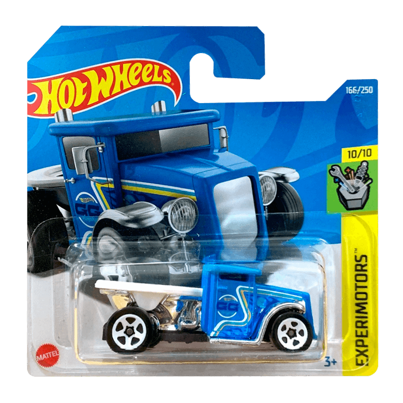 Машинка Базова Hot Wheels Gotta Go Treasure Hunts Experimotors 1:64 HCX96 Blue - Retromagaz