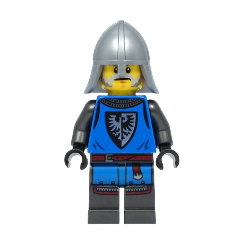 Фигурка Lego Black Falcons Male Pearl Dark Grey Castle cas554 31120 Б/У - Retromagaz