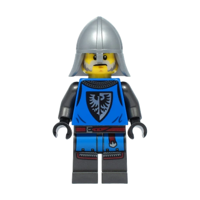 Фігурка Lego Black Falcons Male Pearl Dark Grey Castle cas554 Б/У - Retromagaz
