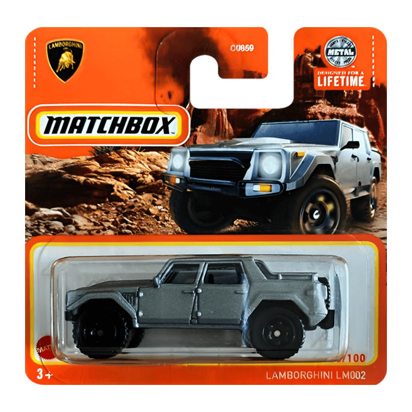 Машинка Велике Місто Matchbox Lamborghini LM002 Off-Road 1:64 HLV94/HVP22 Grey - Retromagaz
