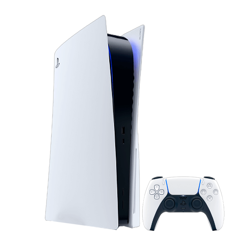 Набор Консоль Sony PlayStation 5 Blu-ray 825GB White Б/У  + Геймпад Беспроводной DualSense Новый - Retromagaz