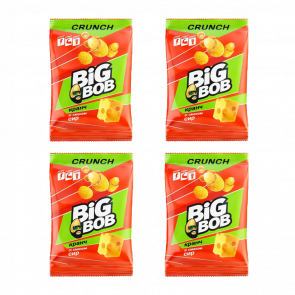 Набор Арахис Жареный 4шт Big Bob в Хрустящей Оболочке со Вкусом Сыра 90g - Retromagaz