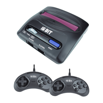 Консоль RMC Sega Magistr Drive 2 + 252 Встроенных Игр Black - Retromagaz