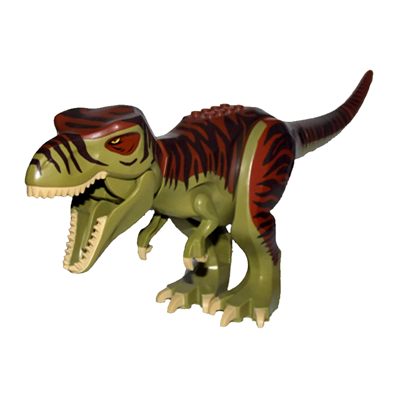Фігурка Lego Динозавр Tyrannosaurus Rex With Reddish Brown Back Animals trex03 5887 Olive Green Б/У - Retromagaz