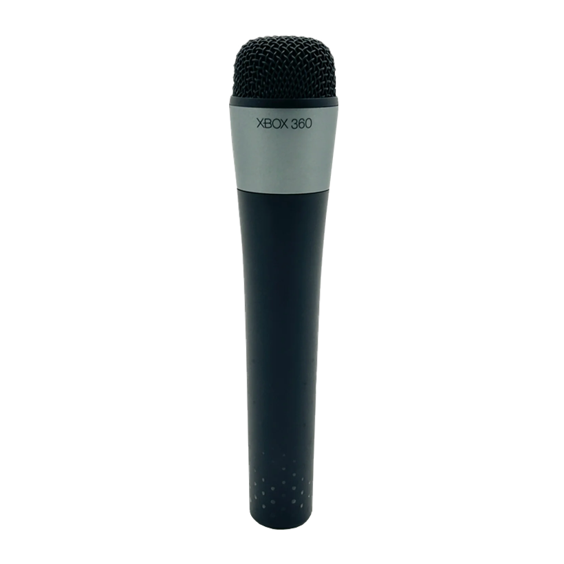 Микрофон Беспроводной Microsoft Xbox 360 1380 Wireless Microphone White Black Б/У - Retromagaz