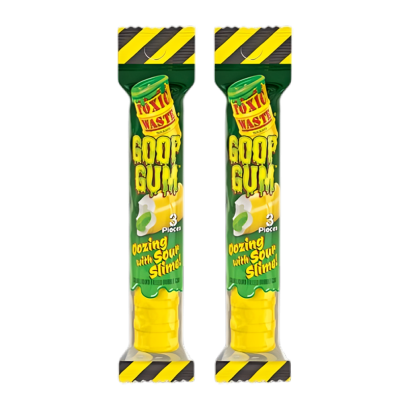 Жувальна Гумка 2шт Toxic Waste Toxic Waste Goop Gum 44g - Retromagaz