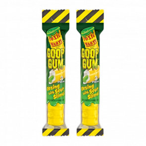 Жевательная Резинка 2шт Toxic Waste Toxic Waste Goop Gum 44g Жевательная Резинка 2шт Toxic Waste Toxic Waste Goop Gum 44g - Retromagaz