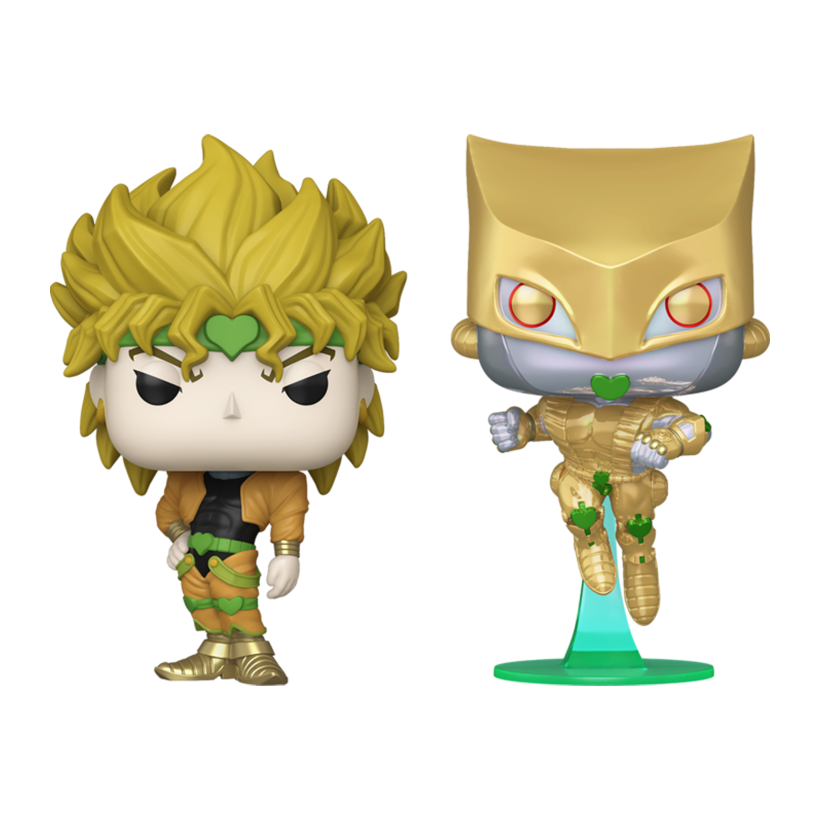 Пак Фігурок FUNKO POP! Діо Химерні Пригоди ДжоДжо Dio & The World JoJo’s Bizarre Adventure 124mm 91999 - Retromagaz
