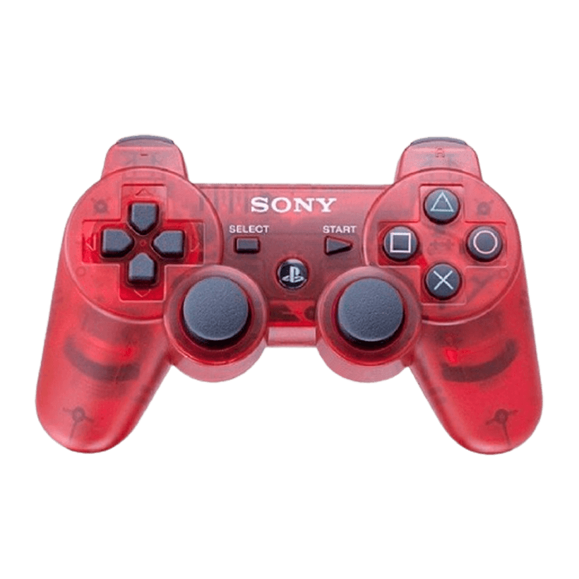 Геймпад Беспроводной Sony PlayStation 3 DualShock 3 Crystal Red Б/У - Retromagaz