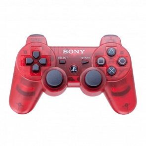 Геймпад Беспроводной Sony PlayStation 3 DualShock 3 Crystal Red Б/У - Retromagaz