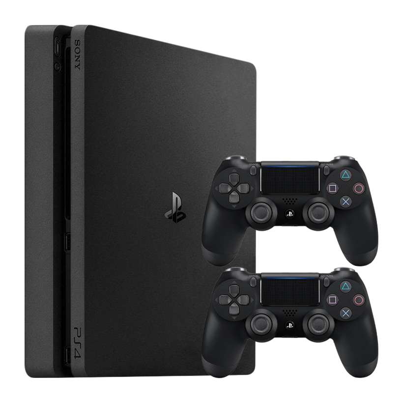 Набір Консоль Sony PlayStation 4 Slim 1TB Black Б/У  + Геймпад Бездротовий DualShock 4 Version 2 - Retromagaz