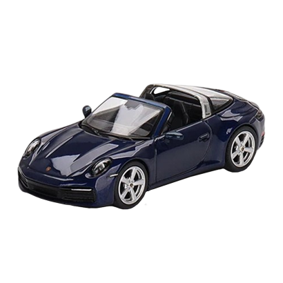 Машинка Premium MINI GT Porsche 911 Targa 4S 1:64 Blue - Retromagaz