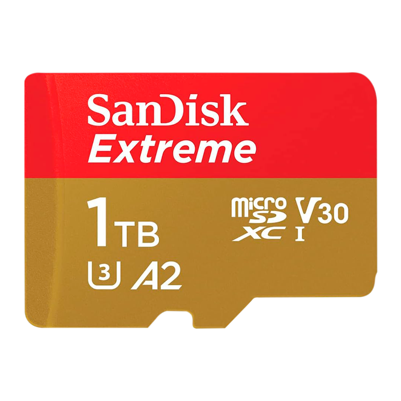 Карта Памяти SanDisk Extreme UHS-I U3 V30 A2 + SD Adapter 1TB - Retromagaz
