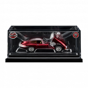 Машинка Premium Hot Wheels 1964 Jaguar E-Type Red Line Club RLC 1:64 JCP68 Red - Retromagaz
