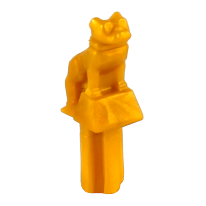 Фігурка Lego Dog Bulldog Mack Truck Hood Ornament Animals Земля 35846 6215047 Pearl Gold Б/У - Retromagaz