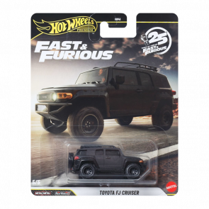 Машинка Premium Hot Wheels Toyota FJ Cruiser Fast & Furious 1:64 JHW69 Black - Retromagaz