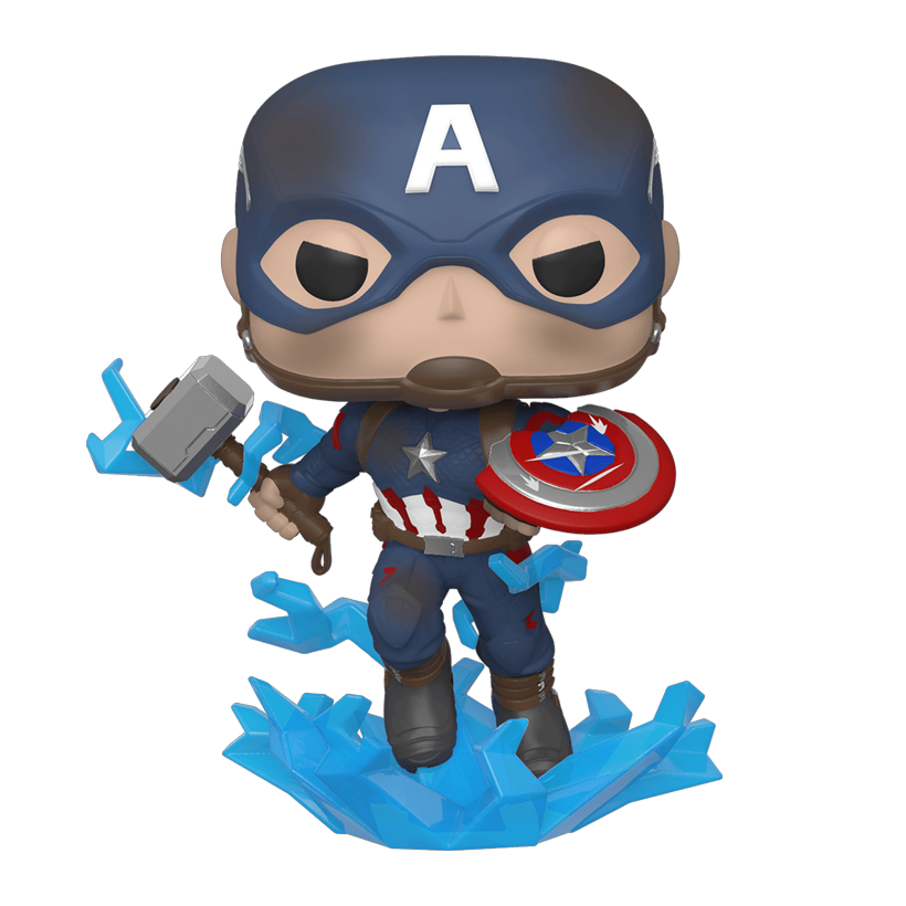 Фигурка FUNKO POP! Капитан Америка с Мйольниром Captain America with Broken Shield 95mm 573 45137 - Retromagaz
