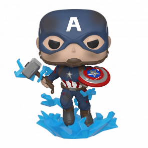 Фігурка FUNKO POP! Капітан Америка з Мйольніром Captain America with Broken Shield 95mm 573 45137 - Retromagaz
