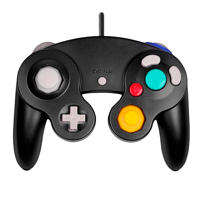 Геймпад Дротовий RMC GameCube Black 1.7m Новий - Retromagaz