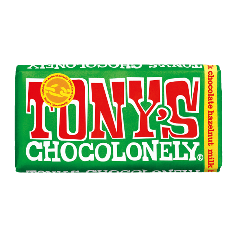 Шоколад Молочний Tony's з Лісовими Горіхами 180g - Retromagaz