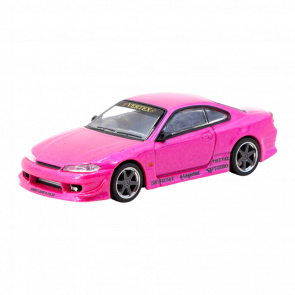Машинка Premium Tarmac Works VERTEX Nissan Silvia S15 GLOBAL64 1:64 T64G-023-PI Pink - Retromagaz