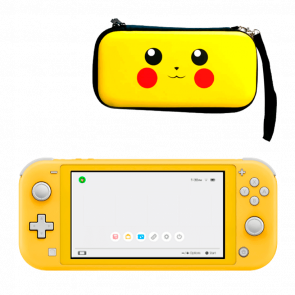 Набор Консоль Nintendo Switch Lite Yellow 32GB Новое + Чехол Твердый RMC Switch Pikachu Yellow Совместим Только с Моделью Lite Новое