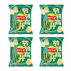 Набір Чипси 4шт Lay's Азійські Bamboo Shoot зі Смаком Зеленого Бамбука 56g - Retromagaz